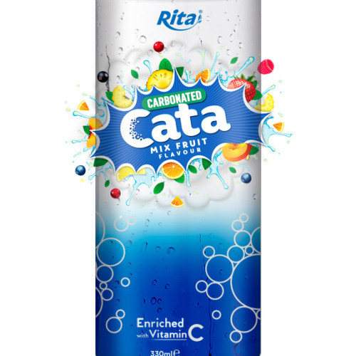 330ml Carbonated Mix Fruit Flavor Drink